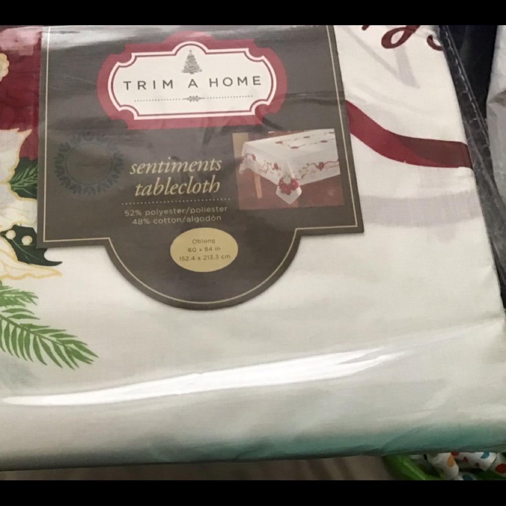 Holiday Tablecloth - Picture 2 of 2